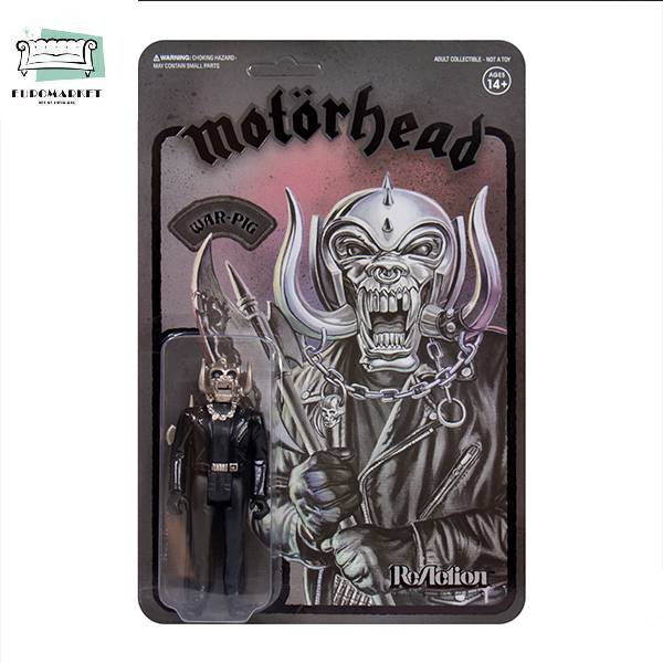 MOTORHEAD（モーターヘッド）Motorhead Warpig ReAction Figure (Black Series) SUPER7 / スーパー7 リアクション フ…