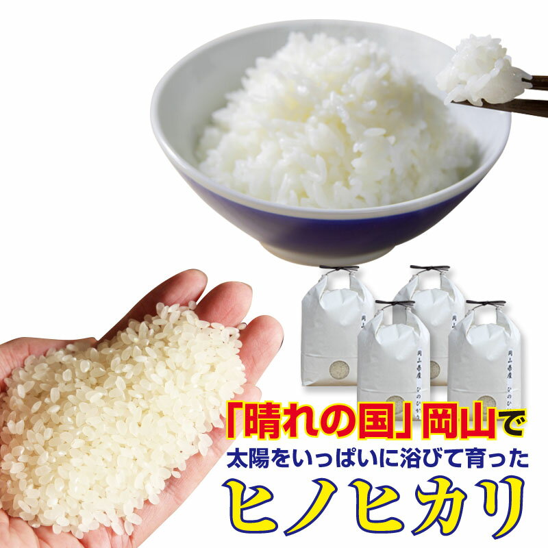 令和2年産 新米 米 20kg 送料無料 ヒノヒカリ 白米 玄米 単一原料米 岡山県...