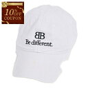 【10%OFFクーポン対象】 バレンシアガ BALENCIAGA キャップ 732677 410B2 9260 ホワイト レディース 【ラスト1点 Sサイズ】