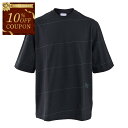【10%OFFクーポン対象】 バーバリー BURBERRY Tシャツ 8083613 ブラック 2024SS メンズ