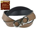 【10%OFFクーポン対象】 サルヴァトーレ フェラガモ Salvatore Ferragamo ベルト 675542 ブラウン 2024AW メンズ 【ラスト...