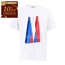【10%OFFクーポン 期間限定】モンクレール MONCLER クルーネック半袖Tシャツ 8C01148 8390Y 001 ホワイト メンズ 【ラスト1点 S...