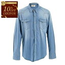 【10%OFFクーポン 期間限定】トゥーマンジーンズ TWO MEN JEANS デニムシャツ KUSTER BC420 ライトブルー メンズ 【ラスト1点 5...