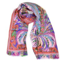 エトロ シルク スカーフ ETRO 10007 5619 0750 DHELY オレンジ 【送料無料】【レディース】