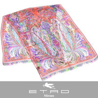 エトロ シルク スカーフ ETRO 10007 5619 0750 DHELY オレンジ 【送料無料】【レディース】