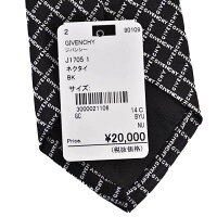 ジバンシー ネクタイ GIVENCHY J1705 1 ブラック メンズ ギフト プレゼント 仕事 フォーマル ビジネス 入学祝い 就職祝い