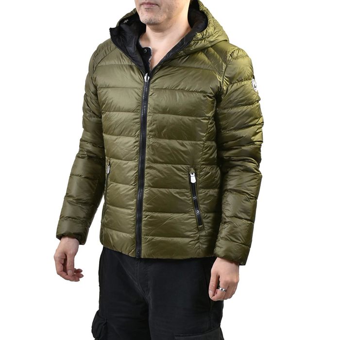 【50％OFF 半額以下】 ジョット リバーシブル ダウンジャケット JOTT 1920 REVERSIBLE BICOLORE TANZANIE GRAND FROID 2200 カーキ メンズ 　【楽天スーパーSALE 半額以下】