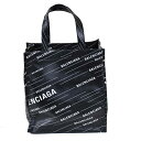 バレンシアガ レザー トートバッグ BALENCIAGA 552870 0XTON 1070 ブラック ホワイト メンズ レディース 【限定価格】 ギフト 残り1点のみ