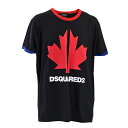 ディースクエアード 半袖 Tシャツ DSQUARED2 S74GD0695 S22507 T-shirt VERY VERY DAN Fit con Sta ブラック