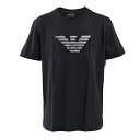 【5%OFFクーポン対象 期間限定】EMPORIO ARMANI エンポリオアルマーニ マキシイーグル Tシャツ 3K1TC3 1JULZ0999 0999 ブラック 残り1点のみ