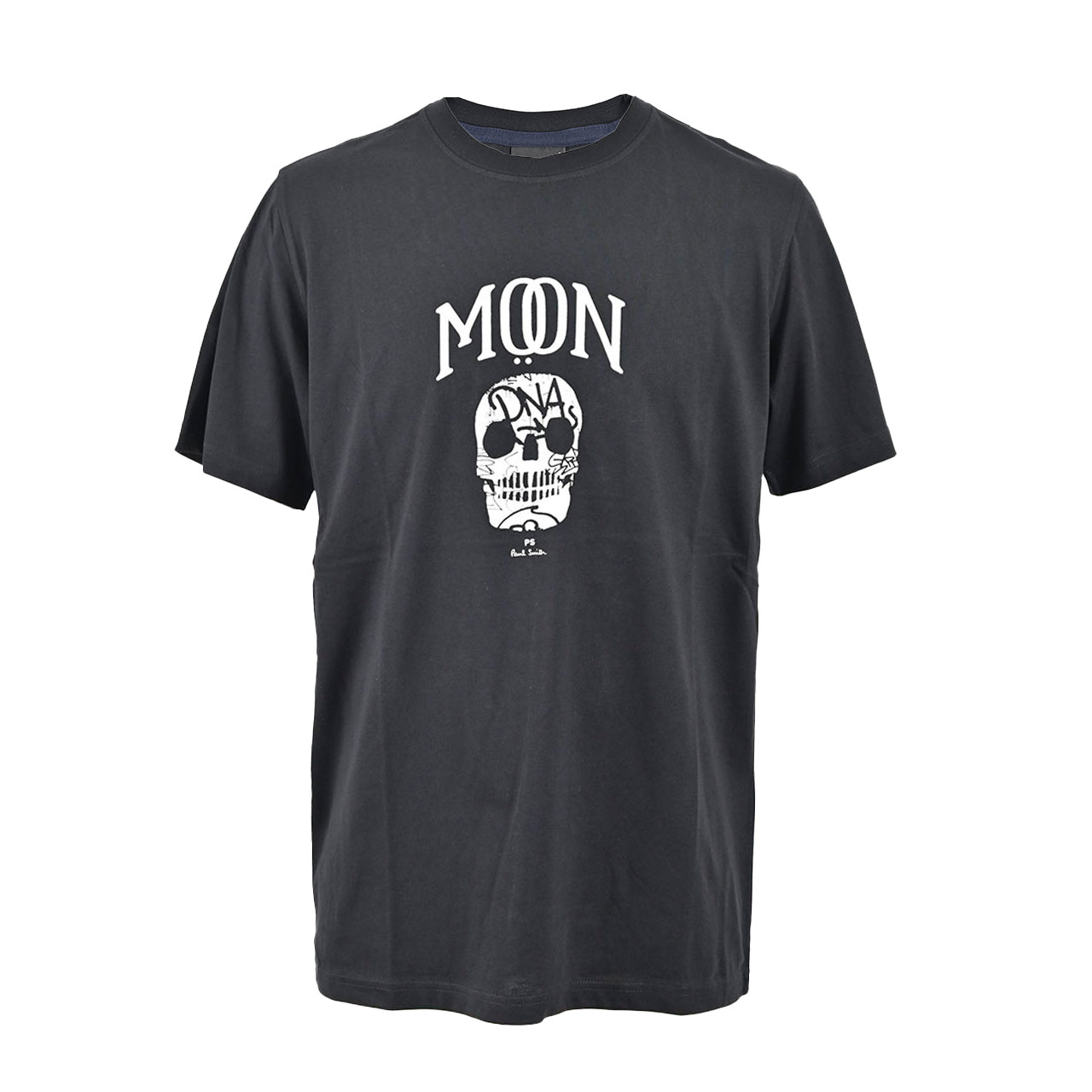 ピーエス ポール スミス PS Paul Smith Tシャツ REG FIT TSHIRT MOON M2R 011R HP3278 79 ブラック メンズ 【ポイント5倍】 【off_overtwenty】