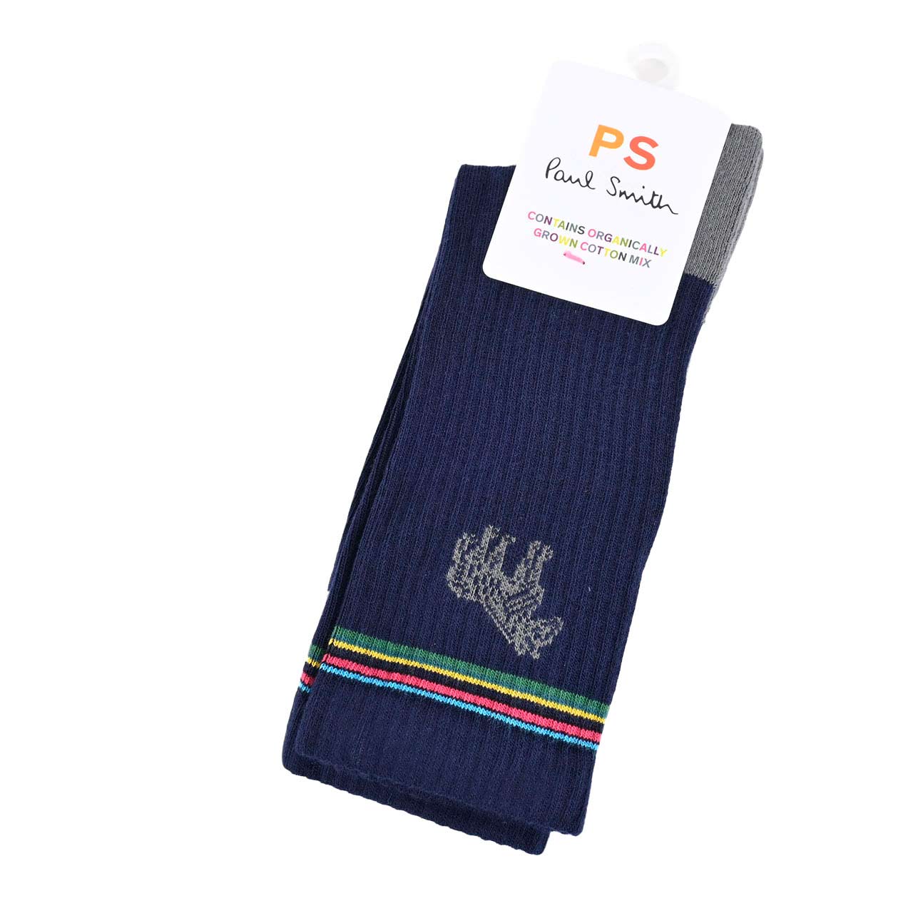 ポール・スミス 靴下（メンズ） ピーエス ポール スミス PS Paul Smith ソックス MEN SOCK BOBBY ZEBRA M2A400MOAF720 48 ネイビー メンズ