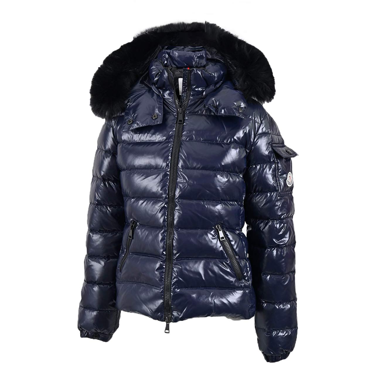 モンクレール MONCLER ダウンジャケット BADYFUR D2 093 4685825 68950 ネイビー 2022AW レディース 【ラスト1点 サイズL】 ホワイトデー ギフト 【off_overforty】