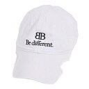 【10%OFFクーポン対象】 バレンシアガ BALENCIAGA キャップ 732677 410B2 9260 ホワイト レディース 【ラスト1点 Sサイズ】