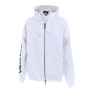 ディースクエアード DSQUARED2 ジップアップパーカー D2 Zip Herca Hoodie S74HG0139 S25516 100 ホワイト メンズ 【限定価格】