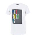 ピーエス ポール スミス PS Paul Smith Tシャツ M2R 010R JP3437 01 ホワイト メンズ 【限定価格】
