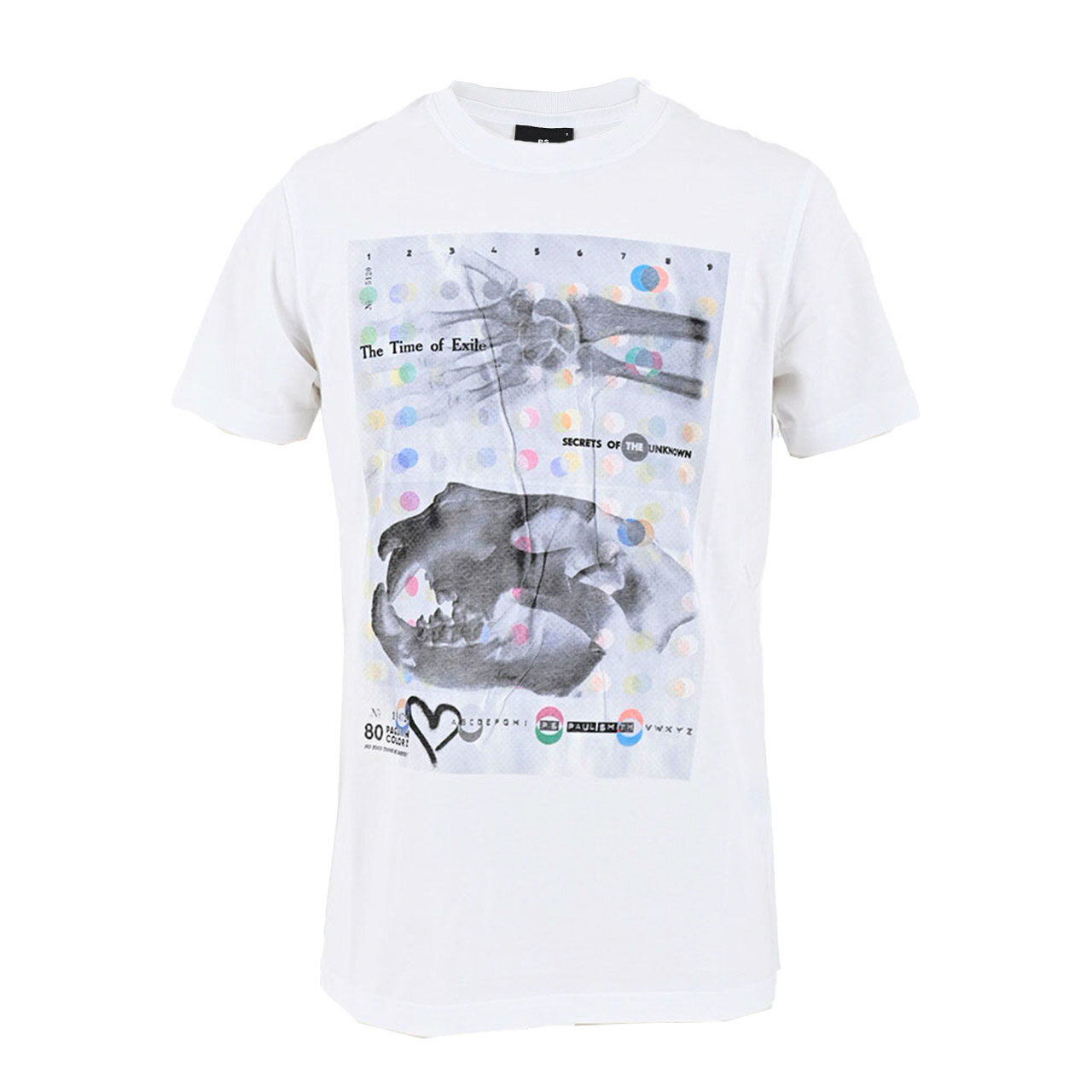 ピーエス ポール スミス PS Paul Smith Tシャツ M2R 010R JP3446 01 ホワイト メンズ 【限定価格】