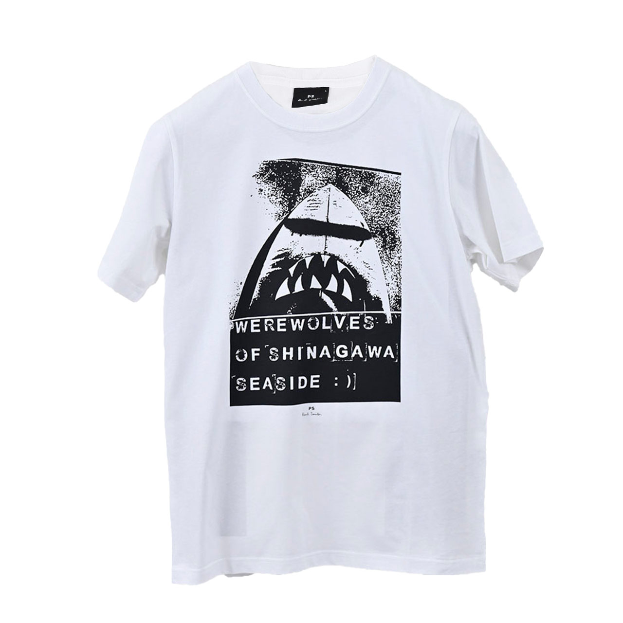 ポールスミス ポールスミス PAUL SMITH Tシャツ REGULAR FIT CHINAGAWA M2R 011R KP3831 01 ホワイト メンズ 【限定価格】