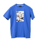 ポールスミス PAUL SMITH Tシャツ REG FIT BICYCLE M2R 011R KP3832 44H ブルー メンズ 【限定価格】