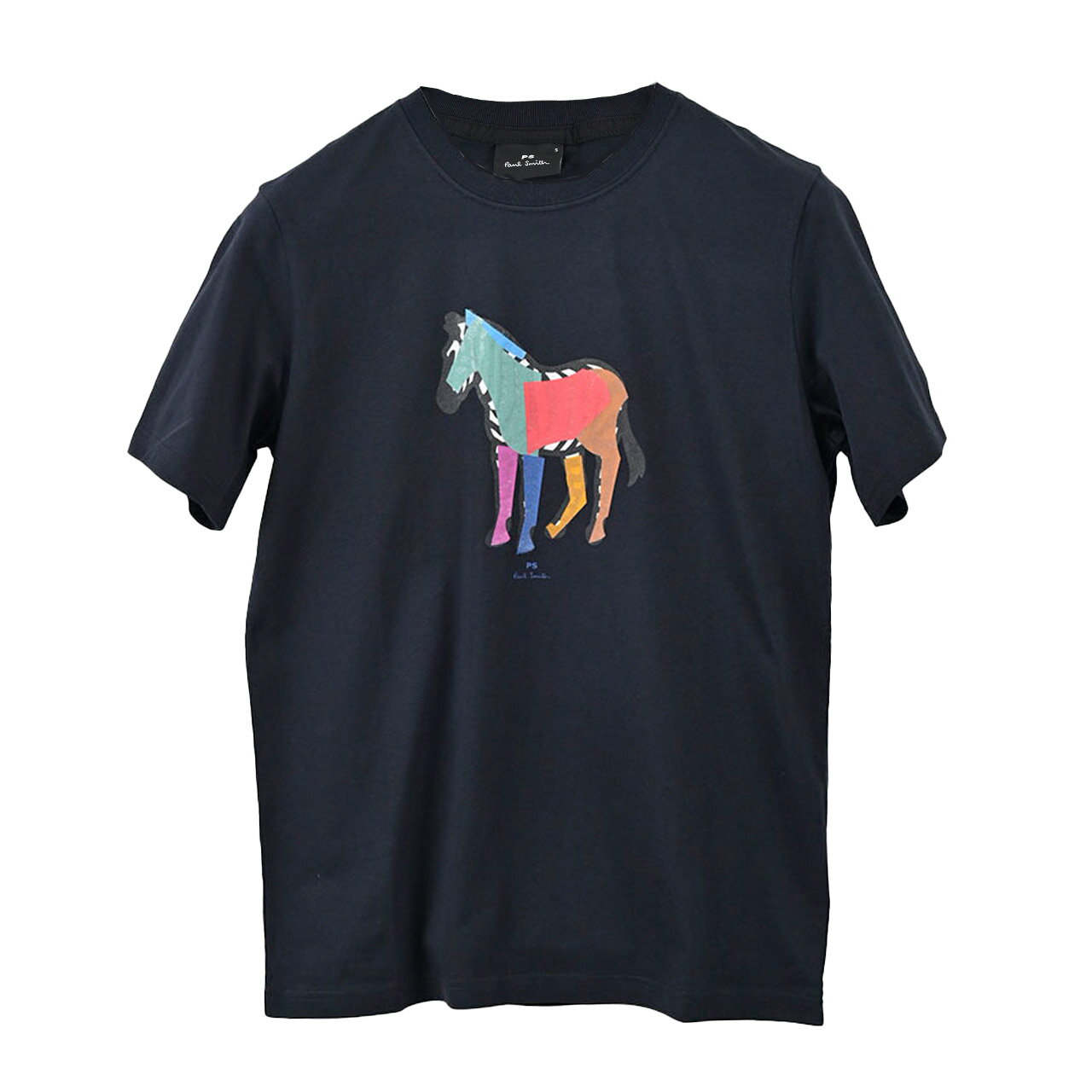 ポールスミス PAUL SMITH Tシャツ REG FIT ZEBRA COLS M2R 011R KP3848 49 ネイビー メンズ 【限定価格】