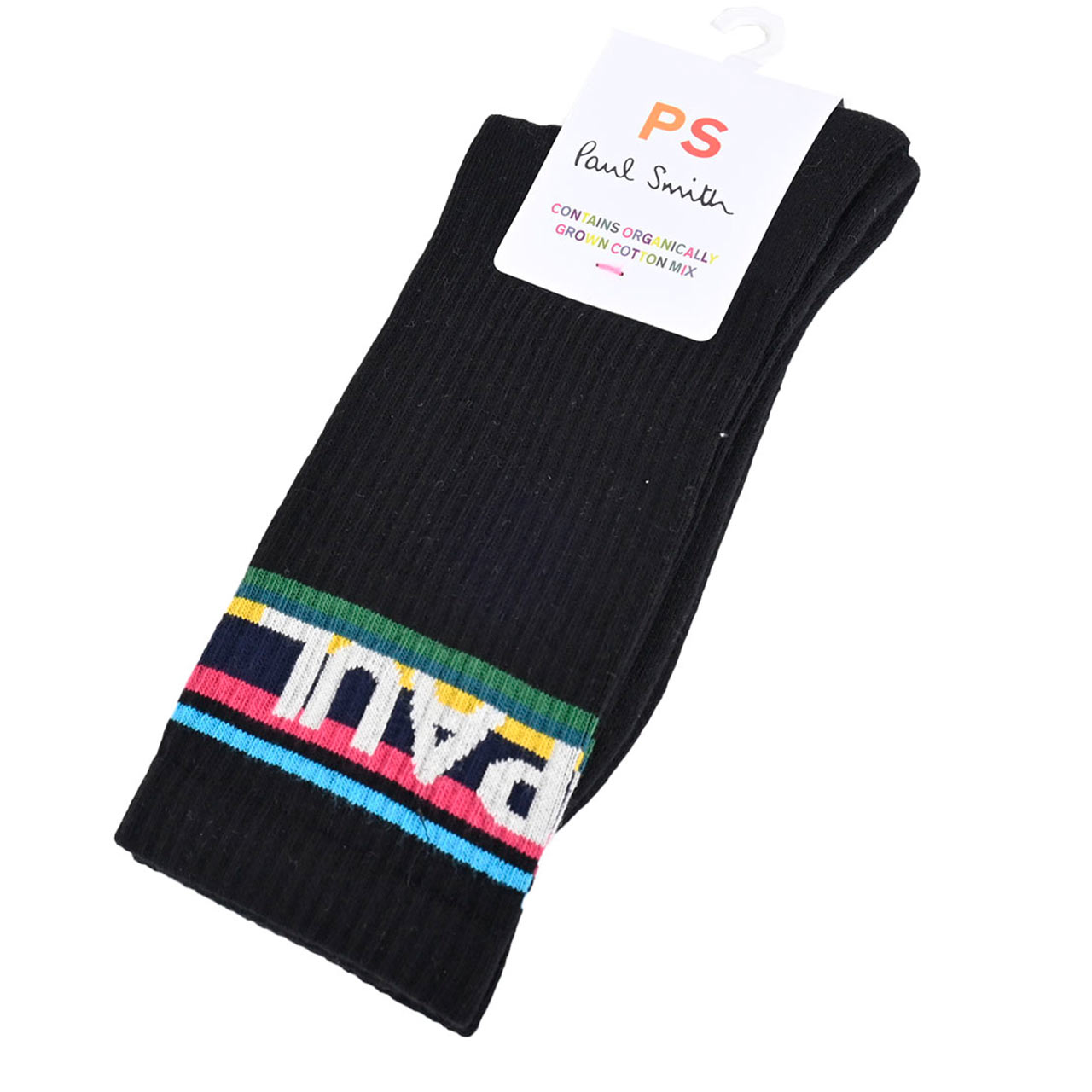 ポールスミス PAUL SMITH ソックス MEN SOCK ARI LOGO M2A 400MO K042 79 0 79 ブラック 2023SS メンズ 残り1点のみ父の日 ギフト プレゼント