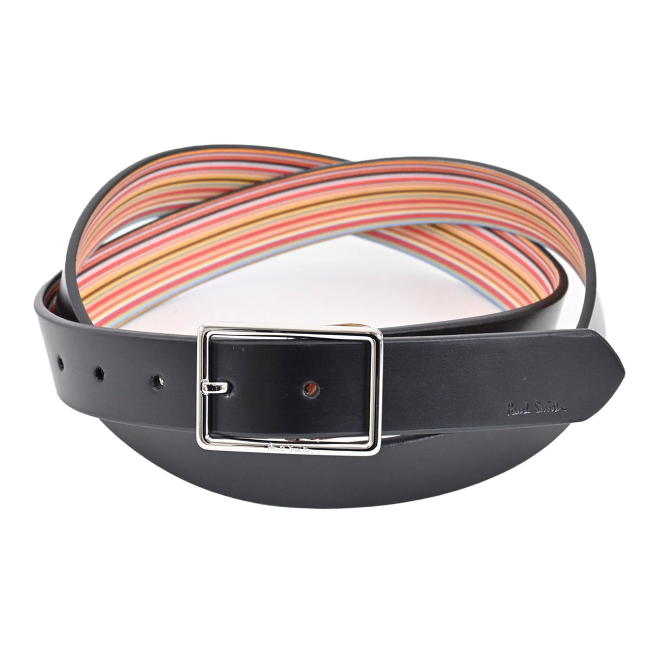 ݡ륹ߥ PAUL SMITH ٥ MEN BELT C2F REVRSBLE M1A 5152 CC2FMU 92A ֥å 2...