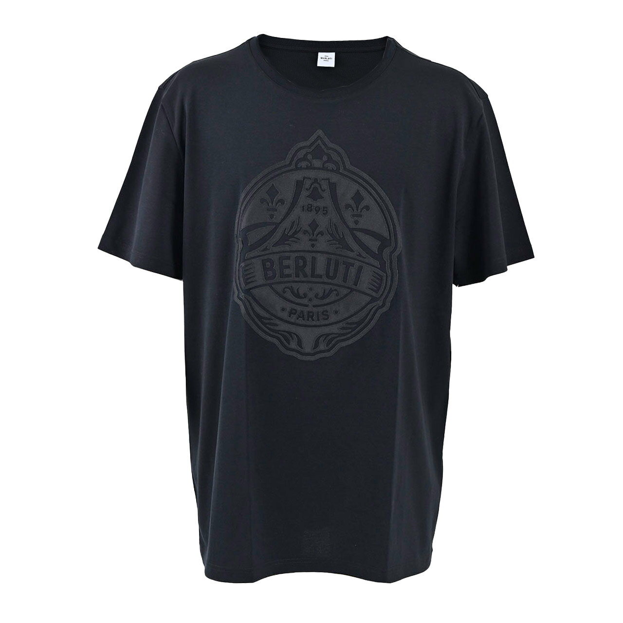 ベルルッティ BERLUTI Tシャツ R18JRS51 004900 ブラック 2021年春夏 メンズ 【ラスト1点 サイズXL】 【特別価格 期間限定】