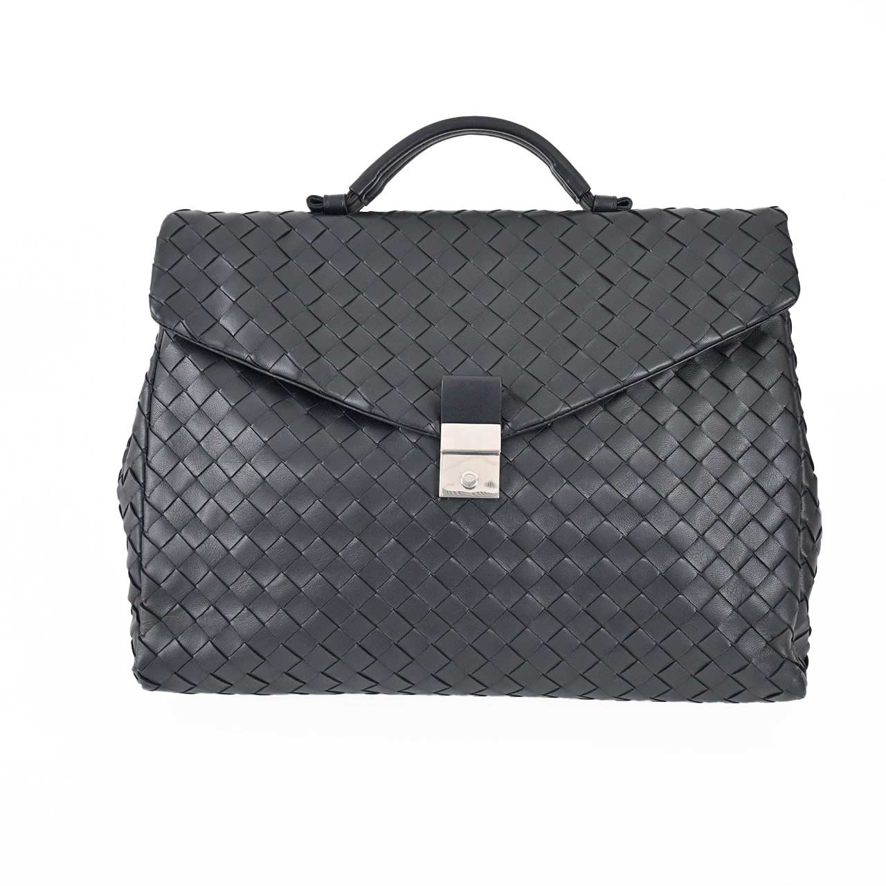 ボッテガ ヴェネタ BOTTEGA VENETA ブリーフケース 630239 VCRL2 8803 ブラック 2022年春夏 メンズ 残り1点のみ