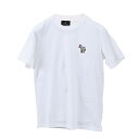 ピーエス ポール スミス PS Paul Smith Tシャツ REG FIT B&W ZEBRA M2R 011R KP3824 01 ホワイト メンズ 【限定価格】