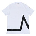 【5 OFFクーポン対象 期間限定】モンクレール MONCLER Tシャツ 8C00001 8390T 001 ホワイト メンズ 【好評につき再入荷】