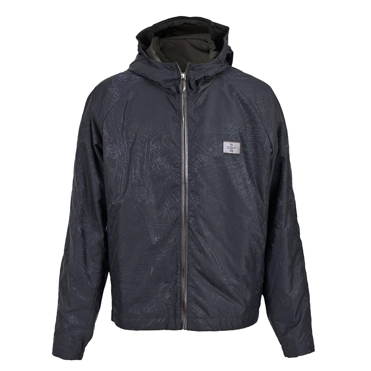 ベルルッティ BERLUTI フード付きブルゾン R25OBL138 002 P68 ブラック メンズ 【ラスト1点 50サイズ】