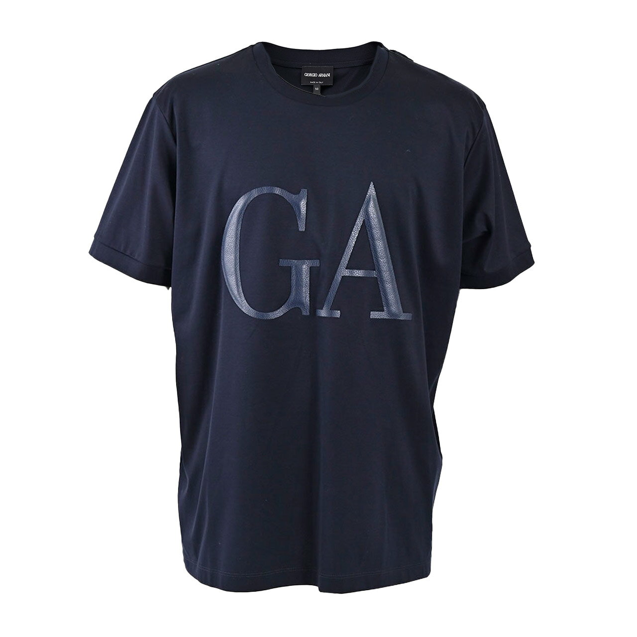 ジョルジオ アルマーニ GIORGIO ARMANI Tシャツ 3KSM78 SJXDZUBUV ネイビー メンズ 【ラスト1点 50サイズ】