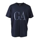 【5%OFFクーポン対象 期間限定】ジョルジオ アルマーニ GAロゴTシャツ GIORGIO ARMANI 3KSM78 SJXDZUBUV ネイビー 【限定価格】 残り1点のみ