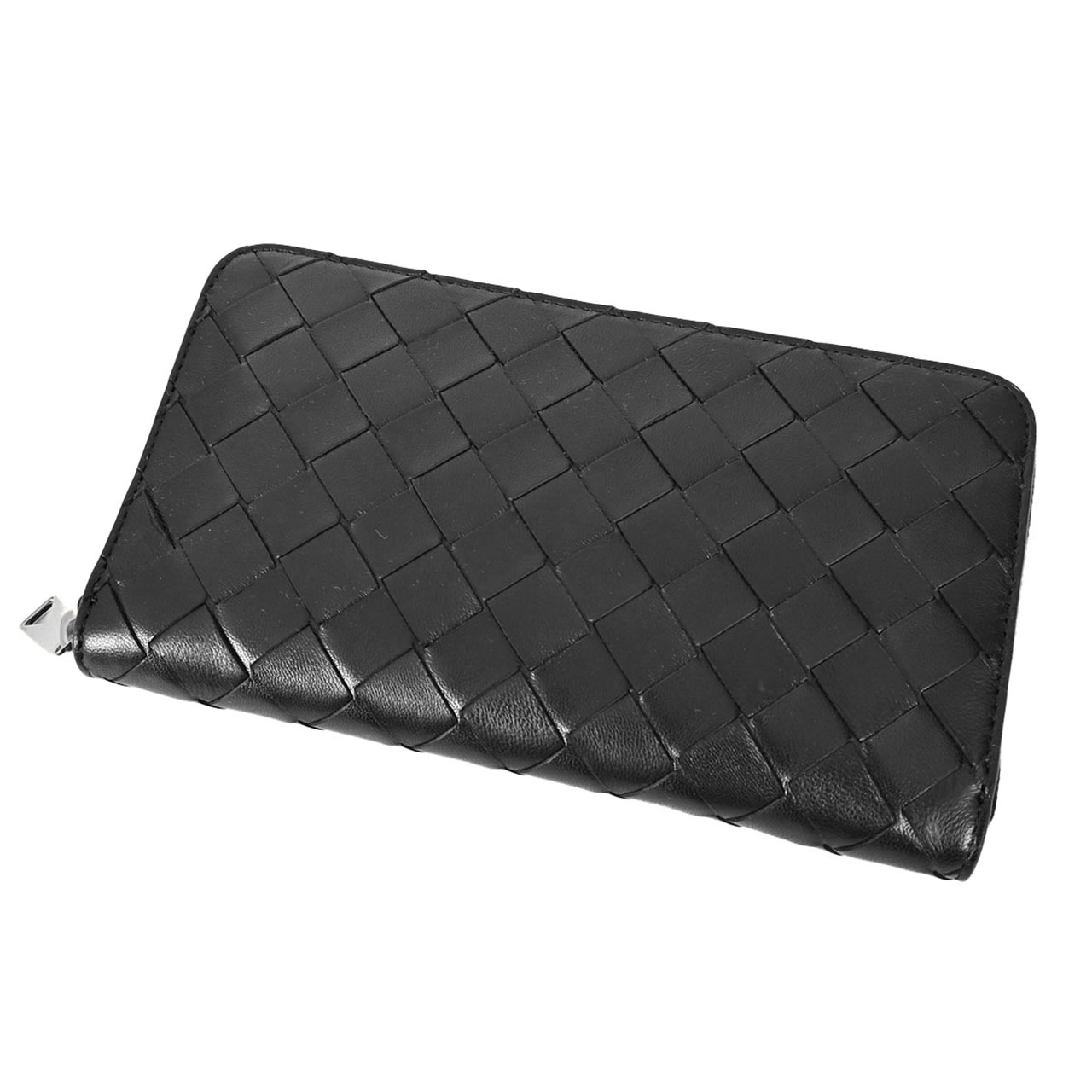 ボッテガヴェネタ 財布（レディース） ボッテガ ヴェネタ BOTTEGA VENETA ラウンドファスナー長財布 608053 8425 ブラック 2023年秋冬 レディース ギフト 【一粒万倍日 5月15日】