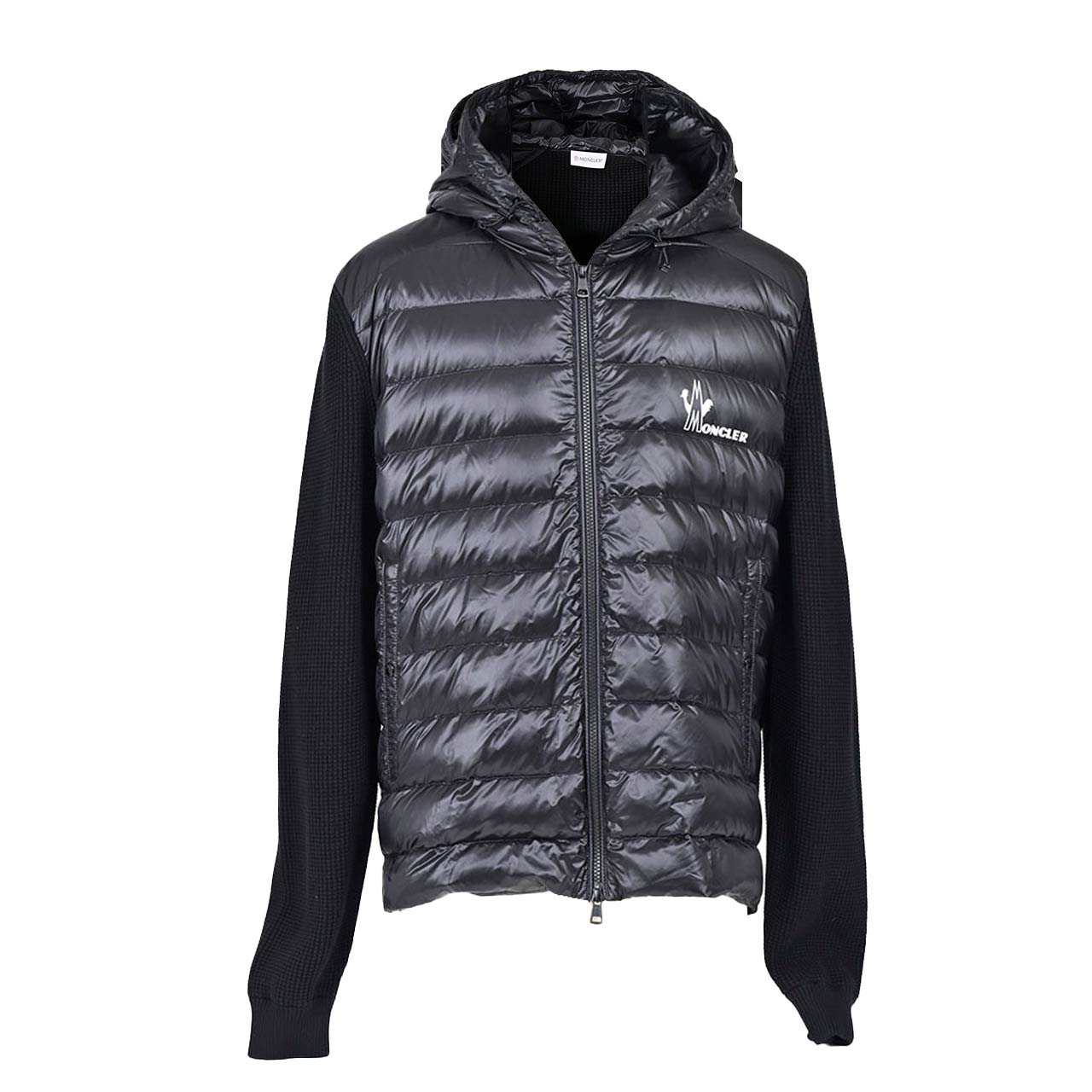 モンクレール MONCLER カーディガン 9B501 10 V9099 999 ブラック メンズ 【ラスト1点 サイズXXL】 【特別価格 期間限定】