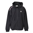 モンクレール MONCLER ジップアップパーカー 8G000 47 809LA 999 ブラック 2023AW メンズ 【ラスト1点 サイズXXL】 【off_overthirty】