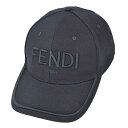 【5%OFFクーポン対象 期間限定】フェンディ FENDI キャップ FXQ969 APWK F0QA1 ブラック メンズ