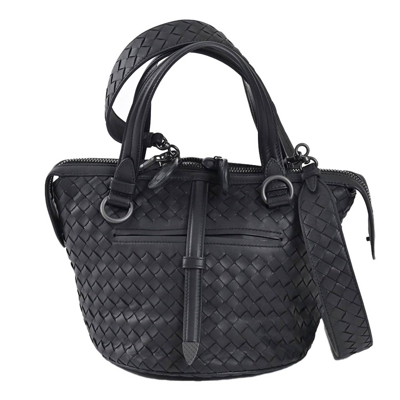 ボッテガ ヴェネタ BOTTEGA VENETA ハンドバッグ 535263 V0016 8175 ブラック レディース ギフト 残り1点のみ