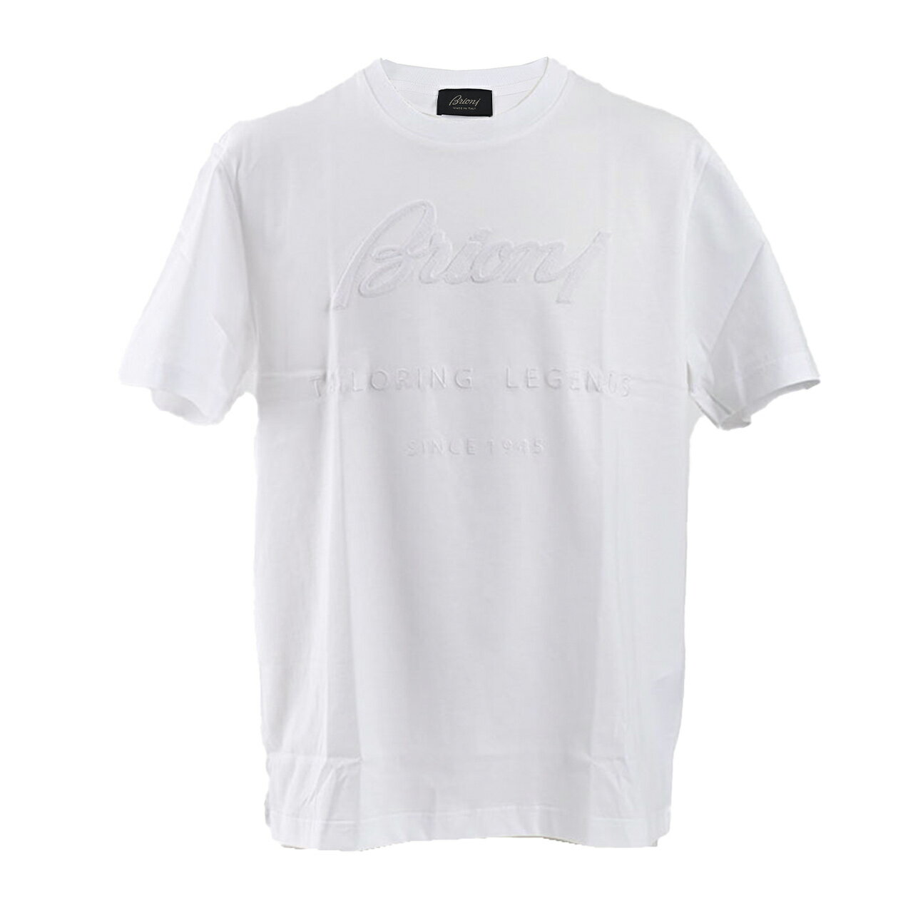 ブリオーニ Brioni Tシャツ UJCH0L OA621 9000 ホワイト メンズ 【ラスト1点 Lサイズ】 2024年秋冬新作 2024AW