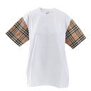 バーバリー Tシャツ メンズ バーバリー BURBERRY Tシャツ 8042716 A1464 ホワイト レディース ギフト