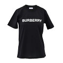 【5%OFFクーポン対象 期間限定】バーバリー BURBERRY Tシャツ 8080324 EX 8055251 ブラック 2024年春夏 レディース