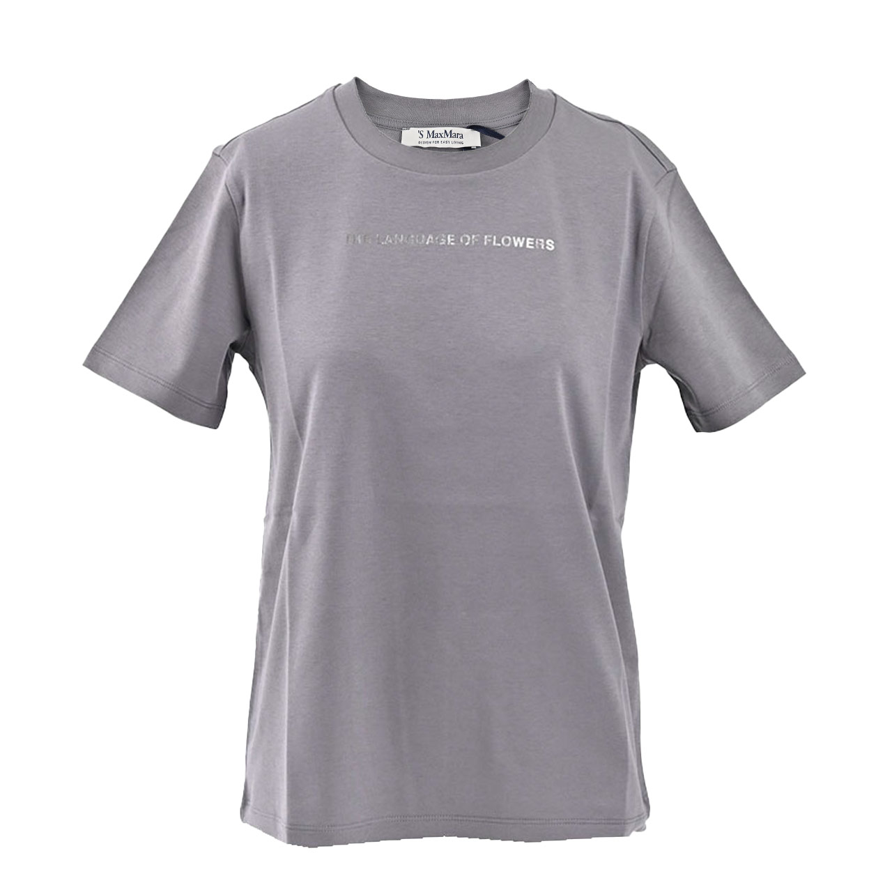 エス マックスマーラ S MAX MARA Tシャツ QUIETO 24199710116 012 グレー 2024SS レディース 2024年春夏新作