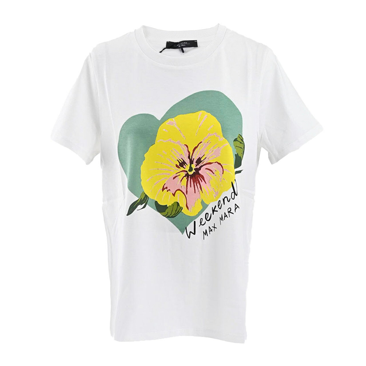 ウィークエンド マックスマーラ WEEKEND MAXMARA Tシャツ YEN 59710526 010 ホワイト 2024SS 2024年 春夏新作 レディース