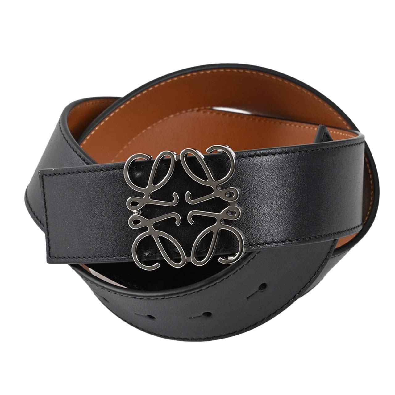 ミッソーニ ロエベ LOEWE ベルト ANAGRAM BELT 51501010 1555 シルバー 2024SS レディース 2024年春夏新作