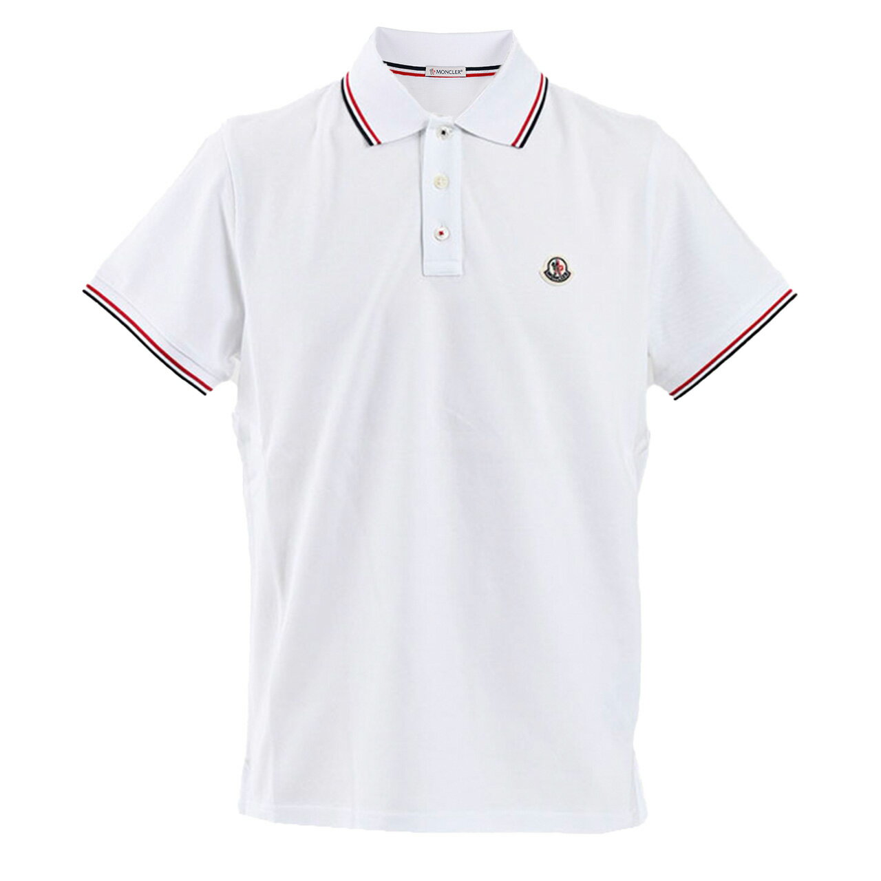 モンクレール MONCLER ポロシャツ 8A703 00 84556 001 ホワイト 2024年春夏新作 2024SS メンズ ゴルフ