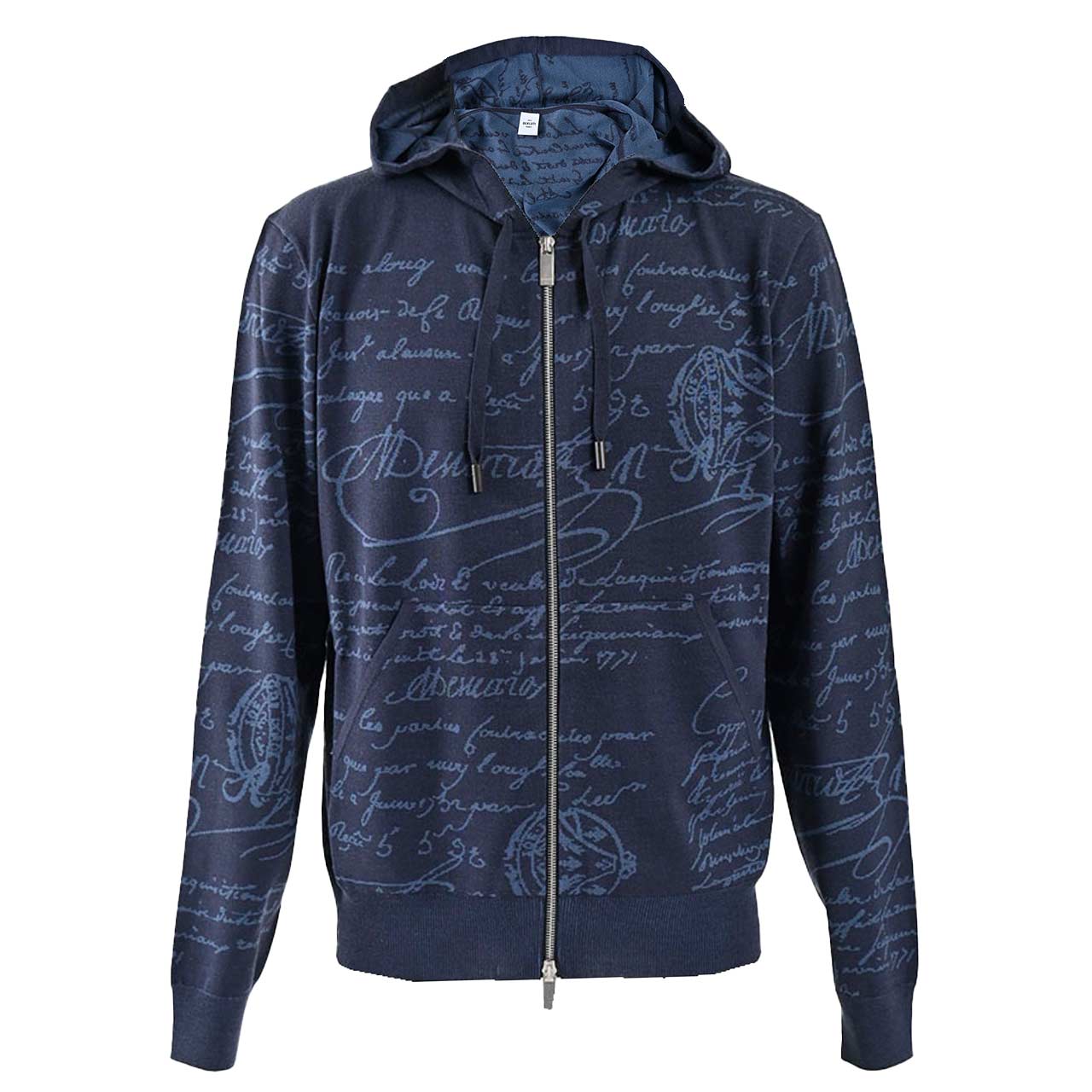 ベルルッティ BERLUTI ジップアップパーカー YWBG 47N KNITWEA R27KZL01 001 47N ネイビー メンズ 2024年秋冬新作 2...