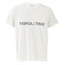 サンローラン Saint Laurent Tシャツ 663278 Y37AW 9744 ホワイト メンズ