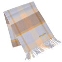 レノマ RENOMA カシミヤ マフラー R9913 CHECK CASHMERE 7 ブルー メンズ レディース カシミヤ100% 【ラスト1点】 新生活応援...