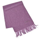 レノマ RENOMA マフラー R9918 PLAIN CASHMERE RPUR パープル メンズ レディース 新生活応援 ギフト プレゼント
