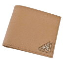 プラダ PRADA 折財布 2MO513 QHH F03OE ベージュ 2024SS メンズ レディース 新生活応援 ギフト プレゼント